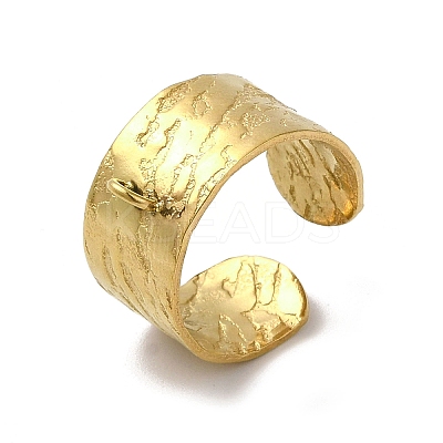 Ion Plating(IP) 304 Stainless Steel Cuff Ring Settings LS-STAS-E202-01G-1
