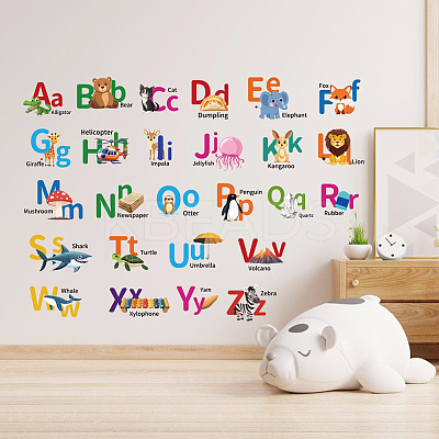 Translucent PVC Self Adhesive Wall Stickers STIC-WH0015-339-1