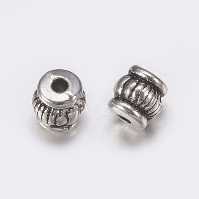 Tibetan Style Alloy Beads X-TIBEB-Q043-AS-FF-1