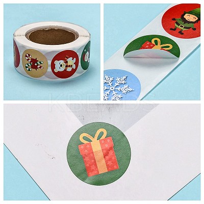 Christmas Tag Stickers DIY-E023-07E-1