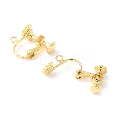 316 Surgical Stainless Steel Clip-on Earring Findings STAS-Z127-02G-1