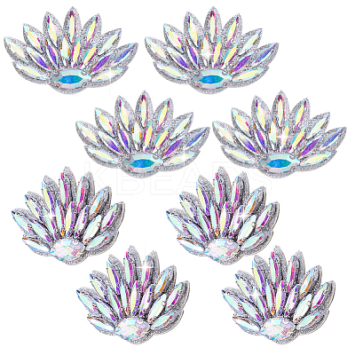 Glass Clothing Patches PATC-WH0028-025A-1