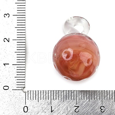 Handmade Lampwork Pendants LAMP-Q005-07E-1