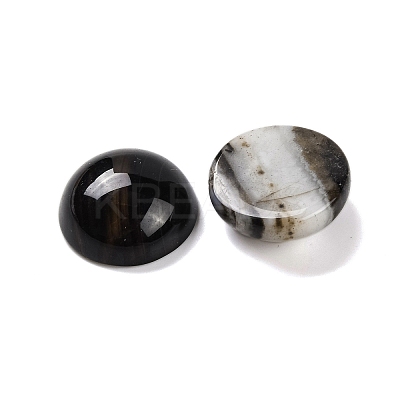 Natural Banded Agate(Dyed & Heated) Cabochons G-B085-02B-12-1