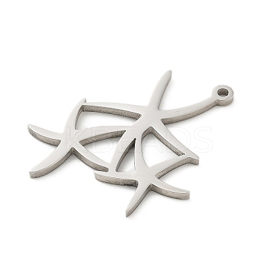 201 Stainless Steel Pendants LS-STAS-R133-01P-04-1