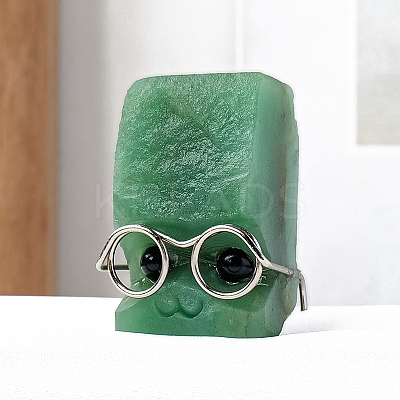 Natural Green Aventurine Hedgehog Display Decorations PW-WG507D9-08-1