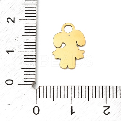 Christmas 304 Stainless Steel Enamel Charms LS-STAS-I356-02G-06-1
