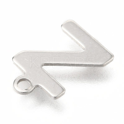 Non-Tarnish 201 Stainless Steel Charms STAS-C021-06P-Z-1