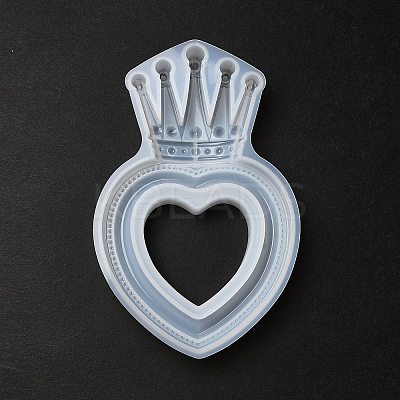 Crown Theme DIY Photo Frame Silicone Molds DIY-P074-01B-1