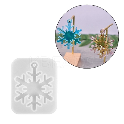 Christmas Theme DIY Snowflake Pendant Silicone Molds LS-DIY-F114-30-1