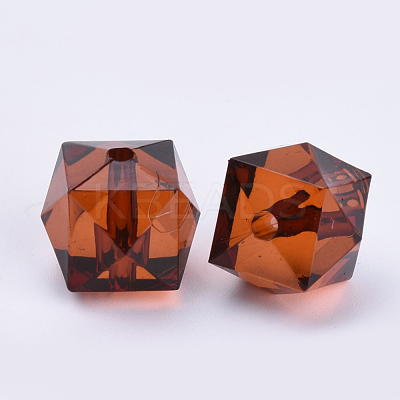 Transparent Acrylic Beads TACR-Q259-8mm-V60-1