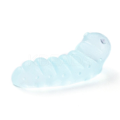 Luminous Resin Worm Ornament DJEW-R011-01C-01-1