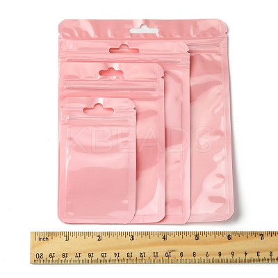 40Pcs 4 Styles Macaron Color Plastic Yin-yang Resealable Bags OPP-FS0001-18C-1