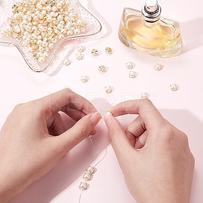 Sew on Acrylic Imitation Pearl SACR-GF0001-03A-1