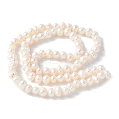 Natural Cultured Freshwater Pearl Beads Strands PEAR-I007-07M-01-1