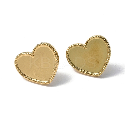 Ion Plating(IP) 304 Stainless Steel Stud Earring Findings STAS-F286-17G-1