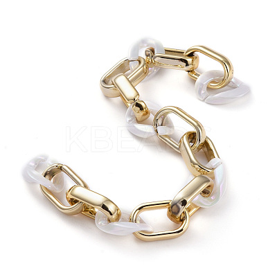 Handmade CCB Plastic Chains AJEW-JB00644-1