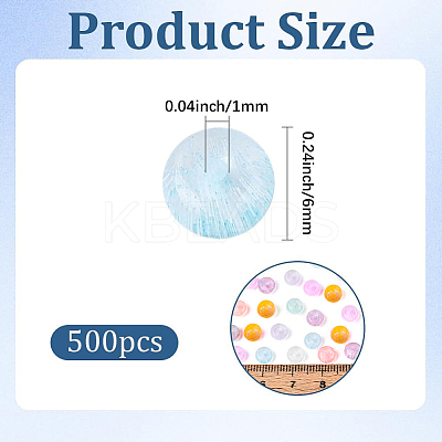 600Pcs Glass Seed Beads SEED-PA0001-17-1