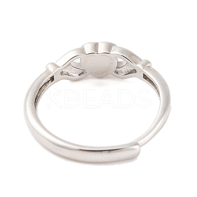 Hand with Heart Natural Dyed & Heated Green Onyx Agate Adjustable Rings RJEW-Q817-06P-01-1
