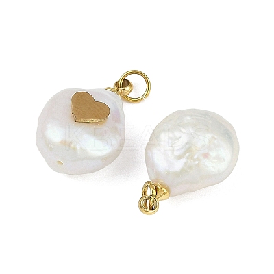 Natural Keshi Pearl Pendants LS-STAS-Z136-01G-04-1