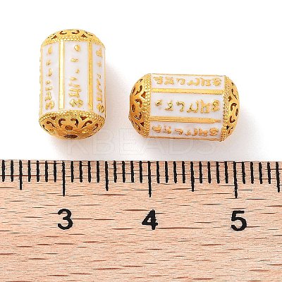 Alloy Enamel Beads ENAM-B001-01B-1