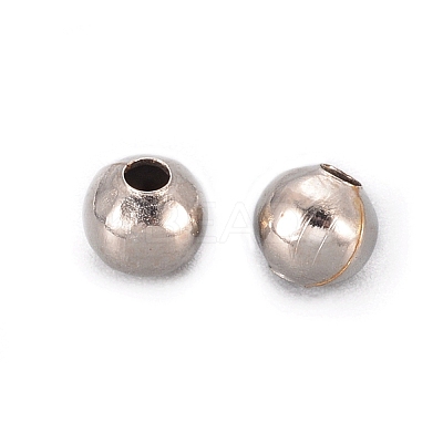 Iron Round Spacer Beads X-E146Y-1