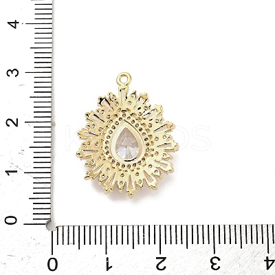 Brass Pendants KK-V006-01G-08-1