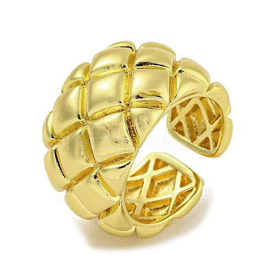 Brass Cuff Rings for Women RJEW-E294-02G-01-1