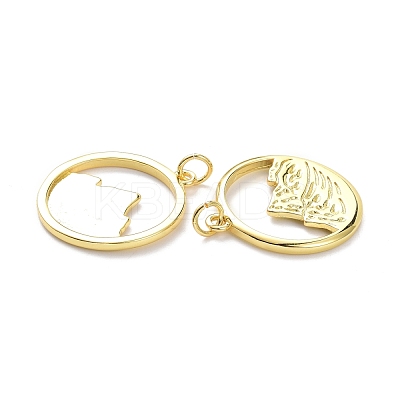 Brass Pendants KK-L188-31G-1