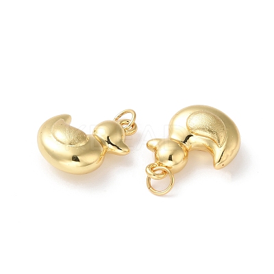 Rack Plating Brass Pendants KK-D074-28G-1