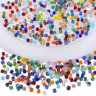 2 Bags Imitation Artificial Crystal Glass Beads GLAA-SZ0001-95A-10-1