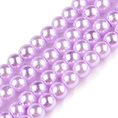 Baking Paint Glass Pearl Bead Strands X1-HY-Q003-3mm-47-A-1