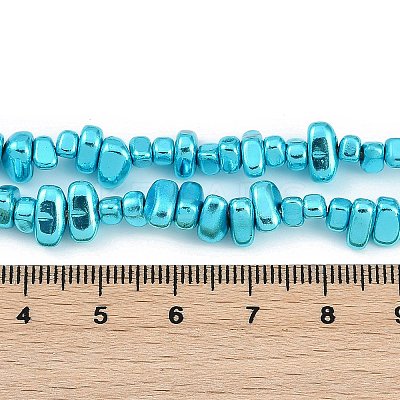 Baking Paint Electroplated Synthetic Non-magnetic Hematite Beads Strands G-H072-D01-01A-1