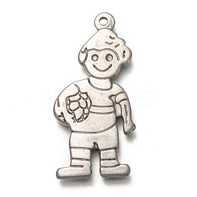 Non-Tarnish 304 Stainless Steel Pendants STAS-P256-03P-1