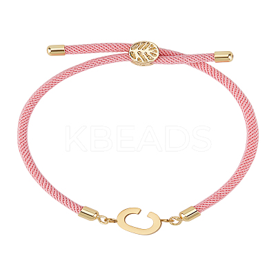 1Pc Adjustable Nylon Cord Slider Bracelets for Women BJEW-LP0001-32C-03-1