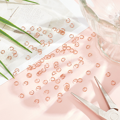 500Pcs 304 Stainless Steel Open Jump Rings STAS-LP0001-40RG-02-1