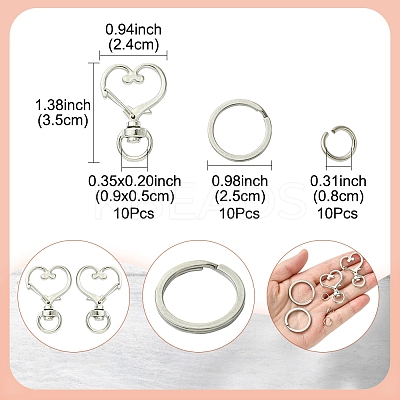 DIY Jewelry Making Findings Kits DIY-FS0008-11P-1