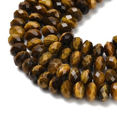 Natural Tiger Eye Beads Strands G-C259-A01-5x8mm-02-1