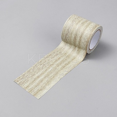 PE Imitation Wood Grain Adhesive Tape DIY-WH20032-12B-1