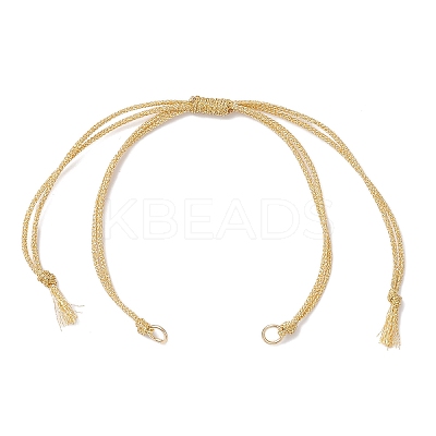 Polyester Cord Braided Bracelet Making AJEW-JB01376-01-1