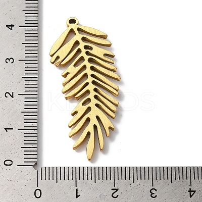 PVD Vacuum Plating 304 Stainless Steel Pendants STAS-L081-005G-04-1