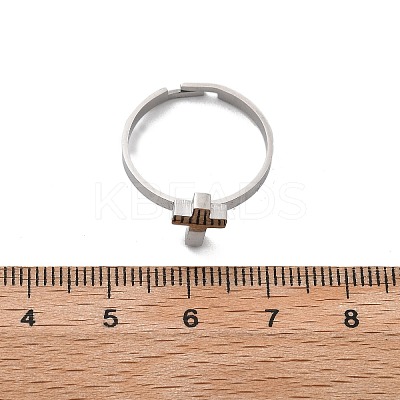 304 Stainless Steel Adjustable Rings for Women RJEW-F169-01P-03-1