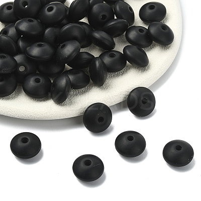 100Pcs Food Grade Eco-Friendly Silicone Beads SIL-YW0001-84J-1