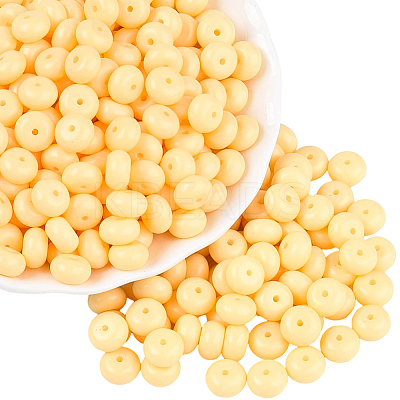 200Pcs Opaque Baking Paint Glass Seed Beads SEED-PA0001-01D-1