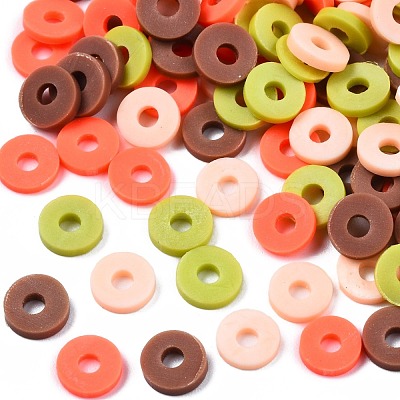 Handmade Polymer Clay Beads CLAY-T019-02B-41-1