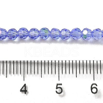 Electroplate Transparent Glass Beads Strands LS-EGLA-A035-T3mm-L14-1