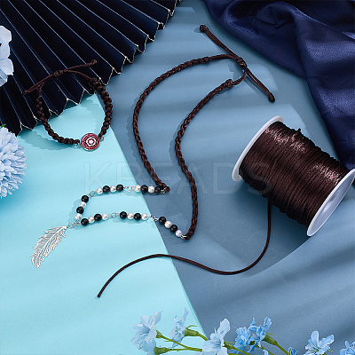 Round Polyester Cords Macrame Thread OCOR-WH0105-038A-1