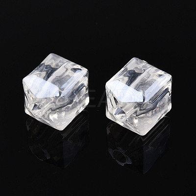 Transparent Acrylic Beads TACR-T028-60B-1