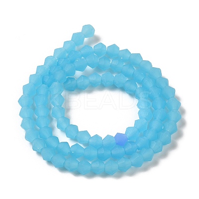 Imitation Jade Frosted Glass Bead Strands LS-GLAA-F029-JM4mm-B03-1