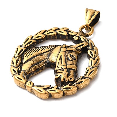 304 Stainless Steel Pendants STAS-Z067-01G-1